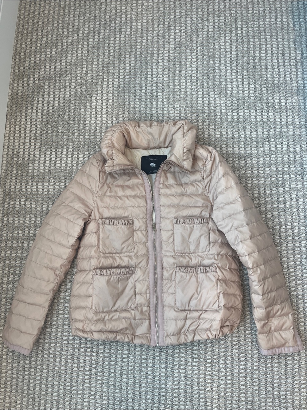 Zara Woman Real Down Lightweight Puffer Jacket XS